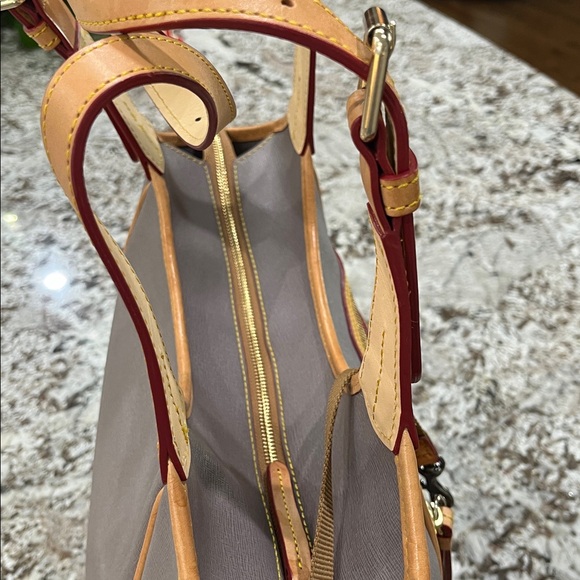 Dooney & Bourke Gray and Tan Shoulder Bag - Picture 14 of 14